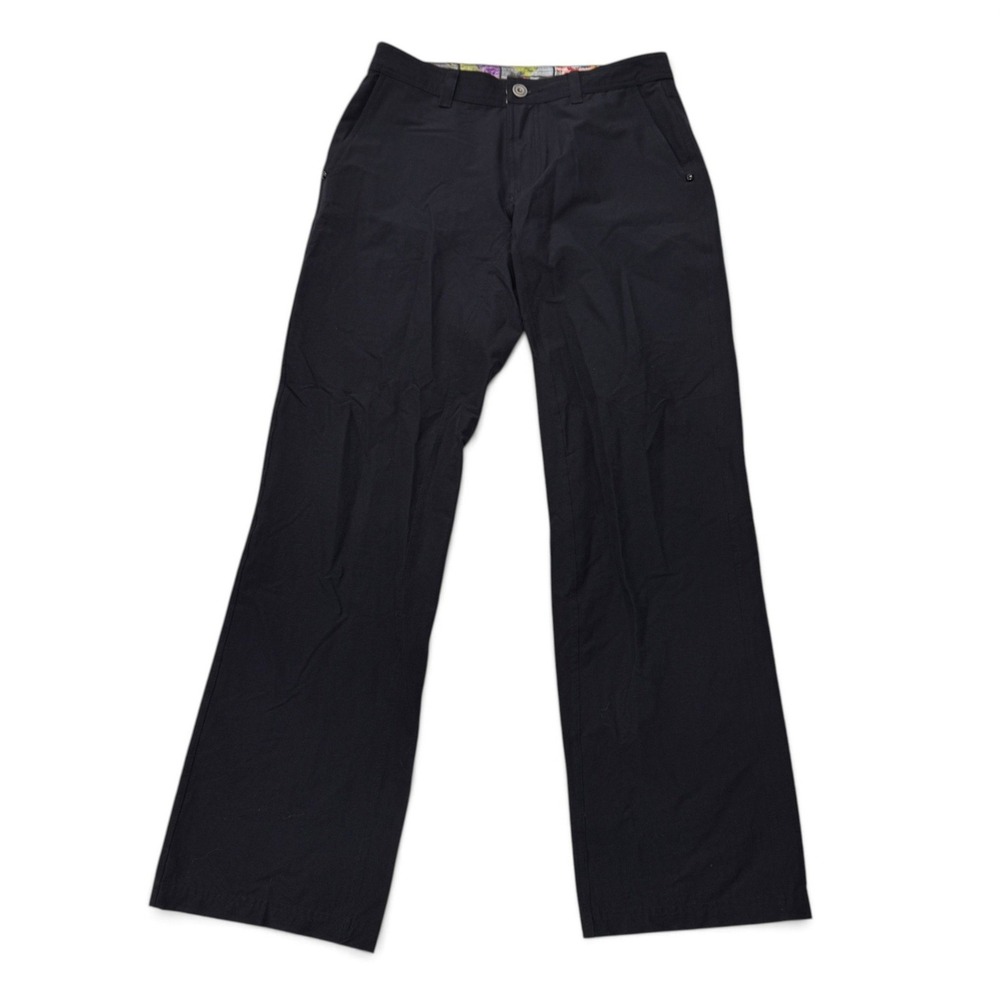 Lululemon Athletica Black Straight Leg Technical Chino Pants Mens 32 x 34